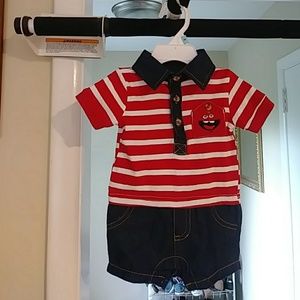 #661 NWOT Little LAD jumper. Size: 0-3 months.